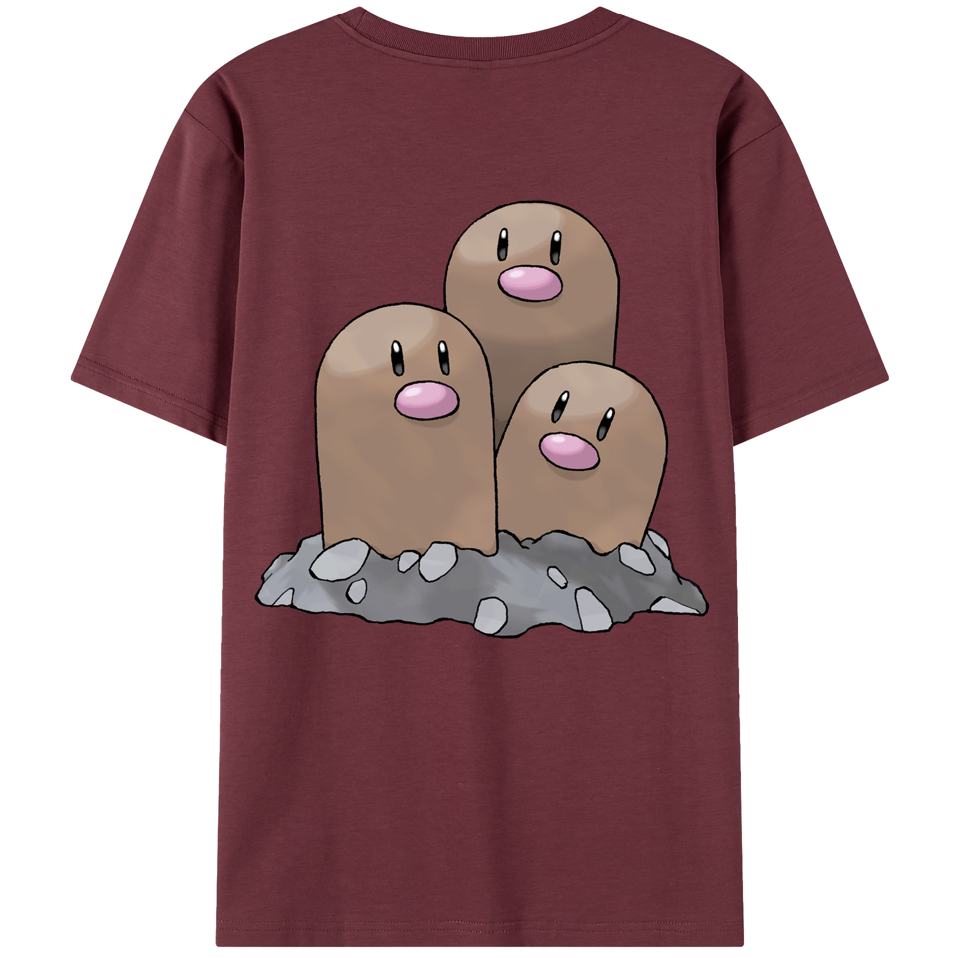 （画像用） ポケットモンスター Pokémon 綿100％半袖Tシャツ（背面プリント）